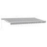 Cadre d'auvent Anthracite et blanc 400 x 200 cm 525828525828