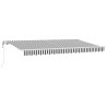 Auvent Rétractable Anthracite 400 x 200 cm tissu 525833525833