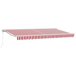 Cadre d'auvent Rouge et Blanc 400 x 200 cm 525839525839