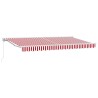 Cadre d'auvent Rouge et Blanc 400 x 200 cm 525839525839