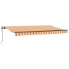 Auvent Rétractable Jaune 400 x 200 cm tissu 525841525841