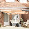 Auvent Rétractable Jaune 400 x 200 cm tissu 525842525842