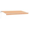 Auvent Rétractable Jaune 400 x 200 cm tissu 525842525842