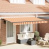 Auvent Rétractable Jaune 400 x 200 cm tissu 525843525843