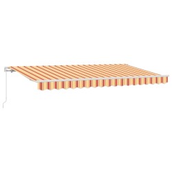 Auvent Rétractable Jaune 400 x 200 cm tissu 525844525844