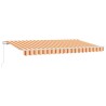 Auvent Rétractable Jaune 400 x 200 cm tissu 525844525844