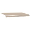 Auvent Rétractable Beige 400 x 200 cm tissu 525873525873