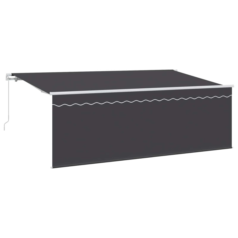 Auvent Rétractable Anthracite 400 x 200 cm 525874525874
