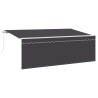 Auvent Rétractable Anthracite 400 x 200 cm 525874525874