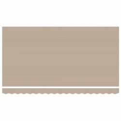 Cadre d'auvent Beige 400 x 200 cm Polyester avec revêtement PU 525875525875