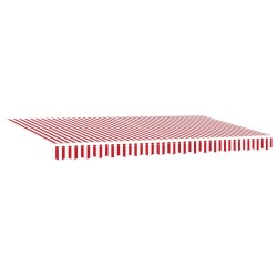 Auvent Rétractable Rouge 400 x 200 cm tissu 525879525879