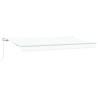 Auvent Rétractable Blanc 400 x 200 cm tissu 525880525880