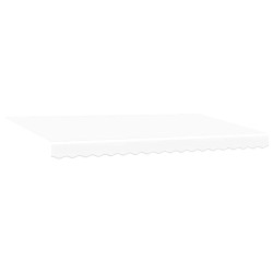 Auvent Rétractable Blanc 400 x 200 cm tissu 525880525880
