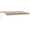 Auvent Rétractable Beige 400 x 200 cm tissu 525882525882