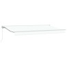 Cadre d'auvent Blanc 400 x 200 cm Polyester avec revêtement PU 525888525888