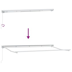 Auvent Rétractable Anthracite 400 x 200 cm 525889525889