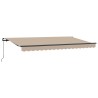 Auvent Rétractable Beige 400 x 200 cm tissu 525891525891