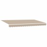 Auvent Rétractable Beige 400 x 200 cm tissu 525891525891