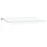Cadre d'auvent Blanc 400 x 200 cm Polyester avec revêtement PU 525892525892