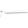 Auvent Rétractable Blanc 400 x 200 cm tissu 525893525893