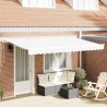 Auvent Rétractable Blanc 400 x 200 cm tissu 525894525894