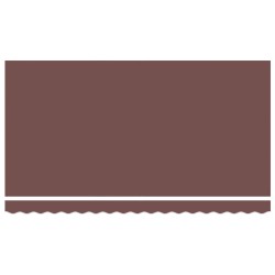 Auvent Rétractable Marron 400 x 200 cm tissu 525902525902