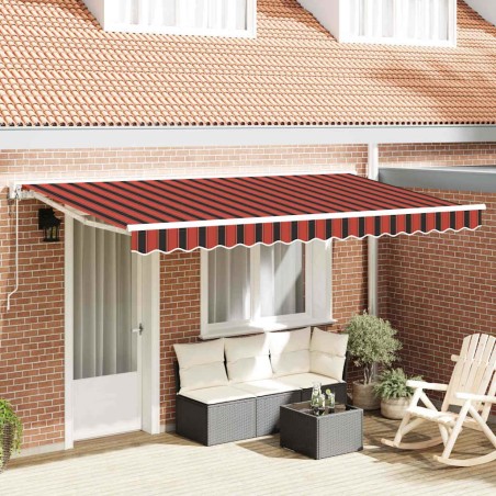Cadre d'auvent Orange et Noir 400 x 200 cm 525903525903
