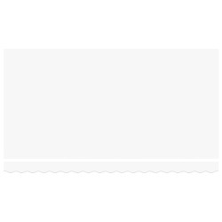 Auvent Rétractable Blanc 400 x 200 cm tissu 525905525905