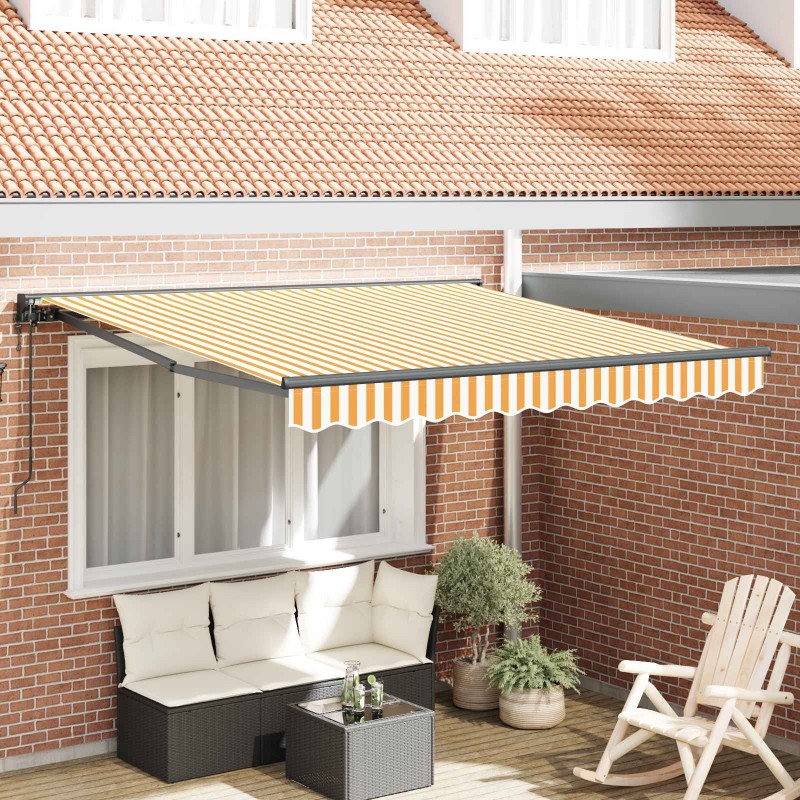 Cadre d'auvent Jaune et blanc 300 x 250 cm 525908525908