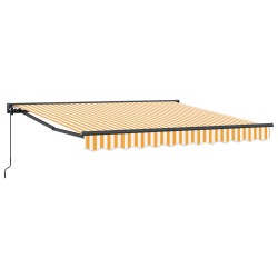 Cadre d'auvent Jaune et blanc 300 x 250 cm 525909525909