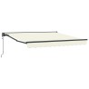 Cadre d'auvent Crème 300 x 250 cm Polyester avec revêtement PU 525911525911