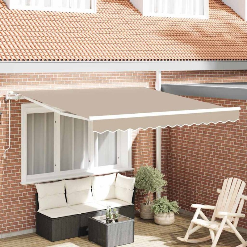 Auvent rétractable électrique Beige 300 x 250 cm 525918525918