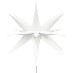 Lumières de Noël avec piquets 3 pcs LED pliable blanc 57 cm 525919525919