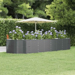 Lit surélevé de jardin Anthracite Acier galvanisé 525920525920