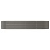 Lit surélevé de jardin Gris 367x140x68cm Acier galvanisé 525921525921