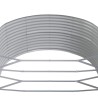 Lit surélevé de jardin Gris 367x140x68cm Acier galvanisé 525921525921