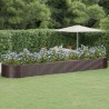 Lit surélevé de jardin Acier enduit de poudre marron 525923525923