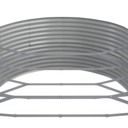 Lit surélevé de jardin Acier enduit de poudre marron 525923525923
