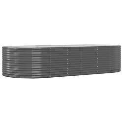 Lit surélevé de jardin Anthracite Acier galvanisé 525925525925