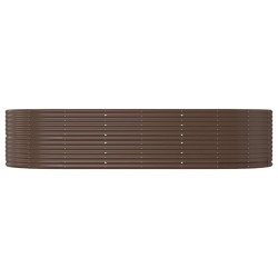 Lit surélevé de jardin Marron Acier galvanisé 525926525926