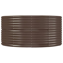 Lit surélevé de jardin Marron Acier galvanisé 525926525926
