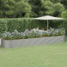 Lit surélevé de jardin Acier enduit de poudre Argenté 525928525928