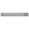 Lit surélevé de jardin Acier enduit de poudre Argenté 525928525928