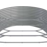 Lit surélevé de jardin Acier enduit de poudre Argenté 525928525928