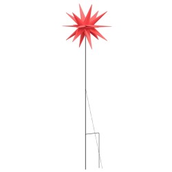 Lumières de Noël avec piquets 3 pcs LED pliable rouge 57 cm 525938525938