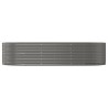 Lit surélevé de jardin Gris 291x140x68cm Acier galvanisé 525939525939