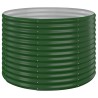Lit surélevé de jardin Acier galvanisé 100x100x68cm Vert 525946525946