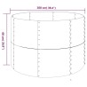 Lit surélevé de jardin Acier galvanisé 100x100x68cm Vert 525946525946