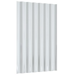 Panneaux de toit 12 pcs Acier galvanisé Argenté 60x36 cm 525952525952