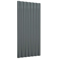 Panneaux de toit 12 pcs Acier galvanisé Anthracite 80x36 cm 525953525953